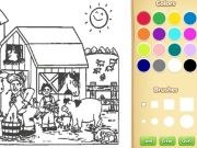 Laro Book ng pangkulay ng bukid para sa mga bata online