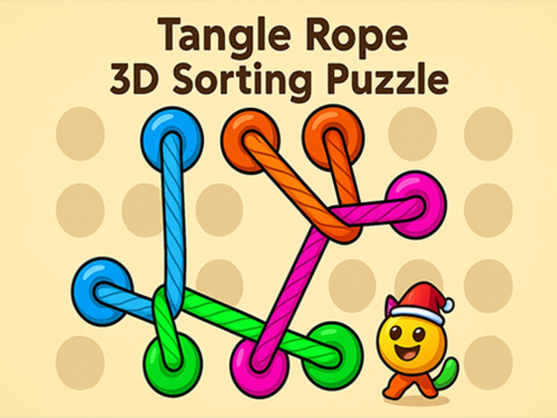Laro Hazel Tangle Rope 3D: Pagsunud-sunod ng puzzle online