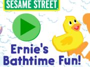 Laro 123 Sesame Street: Kasayahan sa Bathtime ni Ernie  online