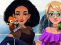Laro Jasmine at Rapunzel sa campsite  online