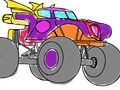 Laro Monster truck coloring book online