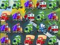 Laro Ang mga trak ng cartoon ay tumutugma sa 3 online
