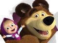 Laro Masha and the Bear: mga puzzle  online