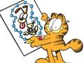 Laro Ikinokonekta ni Garfield ang mga tuldok  online