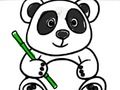 Laro Bumalik sa Paaralan: Panda Coloring  online