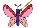Laro Medyo pangkulay ng Butterfly  online