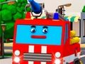 Laro Fire Truck Itinaas ng Jigsaw  online