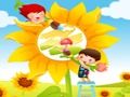 Laro Cute Little Kids Itinaas ng Jigsaw  online