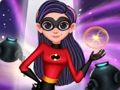 Laro Superhero violet fashion shoot online