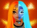 Laro Tutorial sa Halffaces ng Princess Halloween Makeup  online