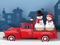 Laro Xmas trucks jigsaw online