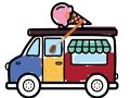 Laro Mga Pangkulay sa Ice Cream Trucks  online