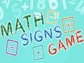 Laro Laro ng Mga Palatandaan sa Math  online