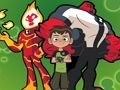 Laro Ben 10 Tugma sa 3 Puzzle  online