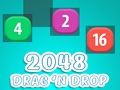 Laro 2048 drag 'at drop  online