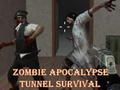 Laro Kaligtasan ng Zombie Apocalypse Tunnel online