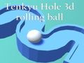 Laro Tenkyu Hole 3D Rolling Ball online