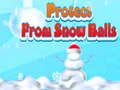 Laro Protektahan Mula sa Mga Snow Ball  online