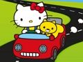 Laro Kumusta Kitty Car Jigsaw  online