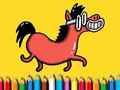 Laro Bumalik sa Paaralan: Pony Coloring Book  online