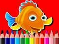 Laro Bumalik sa Paaralan: Isda Coloring Book  online