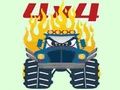 Laro Mga Pangkulay na Pahina ng Monster Trucks  online