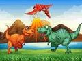 Laro Makukulay na Dinosaur Match 3  online