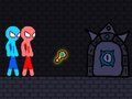 Laro Pula at Asul na Stickman Rope  online