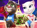 Laro Talking Tom at Angela Coloring  online