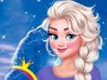 Laro Elsa Frozen Naka-istilong Rosas  online