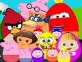 Laro Mga Sikat na Cartoon Character na Itlog  online
