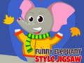 Laro Nakakatawang Elephant Style Jigsaw  online