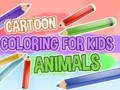 Laro Pangkulay ng Cartoon para sa mga Hayop na Bata  online