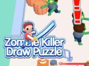 Laro Zombie killer draw puzzle online