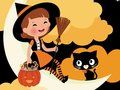 Laro Little witch puzzle online