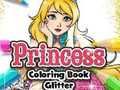 Laro Ang princess coloring book glitter online