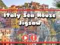 Laro Italy Sea House Itinaas ng Jigsaw  online