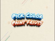 Laro Pumili ng Color Paint Fruits  online