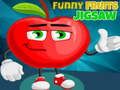 Laro Nakakatawang Fruits Jigsaw  online