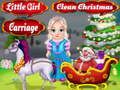 Laro Little Girl Clean Christmas Carriage online