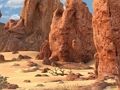 Laro Tumakas ang Red Rock Desert online