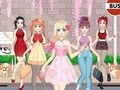 Laro Ang mga batang babae ng anime ay nagbihis ng laro online