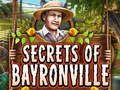 Laro Mga lihim ng Bayronville  online
