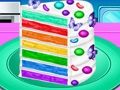 Laro Gumawa ng Rainbow Confetti Cake  online
