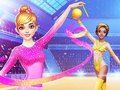 Laro Ang mga batang babae sa gymnastics ay nagbihis ng laro online