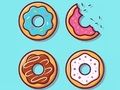 Laro Pangkulay na Aklat: Mga Donut  online
