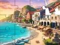 Laro Jigsaw Puzzle: Bayan sa Tabing-dagat  online