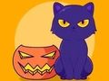 Laro Pangkulay na Aklat: Halloween Cat  online