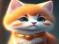 Laro Cute Cat Itinaas ng Jigsaw  online