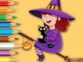 Laro Pangkulay na Aklat: Trainee Witch  online
